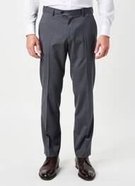 Pantalon slim tissage chiné taille haute gris NINO LORETTI homme