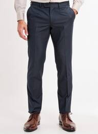 Pantalon slim stretch taille normale bleu IZAC homme