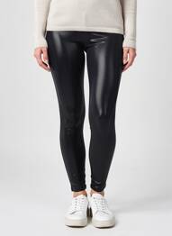 Legging stretch taille normale noir HBT femme