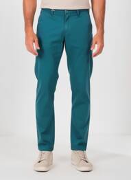Pantalon chino stretch taille normale vert LEE COOPER homme