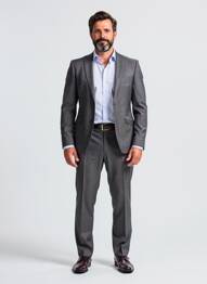 Costume de ville finition intérieure doublure satiné gris DIGEL homme