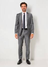Costume de ville finition intérieure doublure satiné gris DIGEL homme