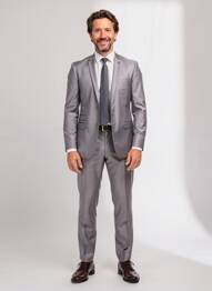Costume de ville coupe costume gris IZAC homme
