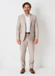 Costume de ville poches beige IZAC homme