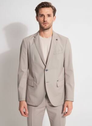 Blazer tissage chiné gris CALAMAR homme