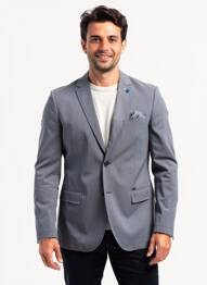 Blazer tissage chiné bleu CALAMAR homme