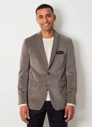 Blazer coupe cintrée beige THOMAS GOODWIN homme