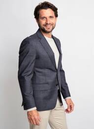 Blazer coupe cintrée gris NINO LORETTI homme