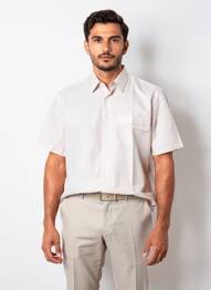 Chemise manches courtes poches gris PIERRE CARDIN homme