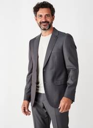 Blazer tissage chiné gris PRE END homme