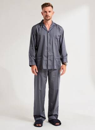 Pyjama coupe droite bleu EMINENCE homme