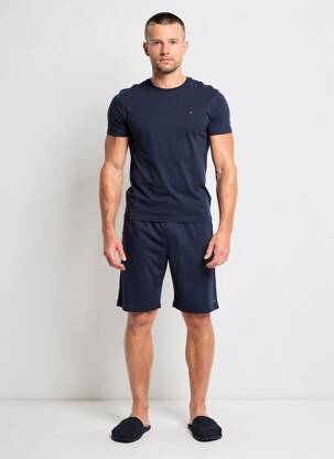 Pyjama bas short bleu TOMMY HILFIGER homme