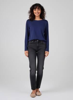 T-shirt manches longues manches longues bleu PAUL BRIAL femme