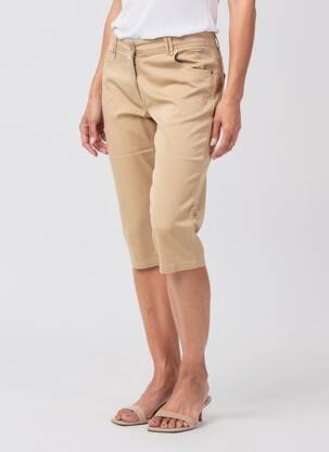 Corsaire stretch taille normale beige AGATHE & LOUISE femme