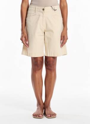 Bermuda coupe droite taille normale beige BETTY BARCLAY femme