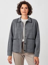 Veste casual poches gris JULIE GUERLANDE femme