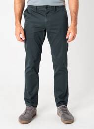 Pantalon chino tissage popeline taille normale vert CAMBRIDGE homme