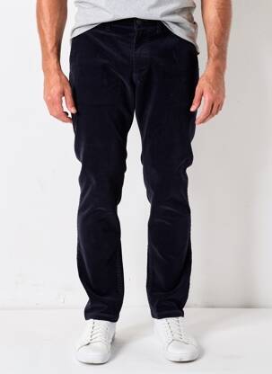 Pantalon chino stretch taille normale bleu CAMBRIDGE homme