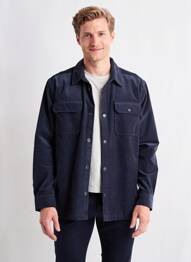 Veste casual coupe droite bleu CAMBRIDGE homme