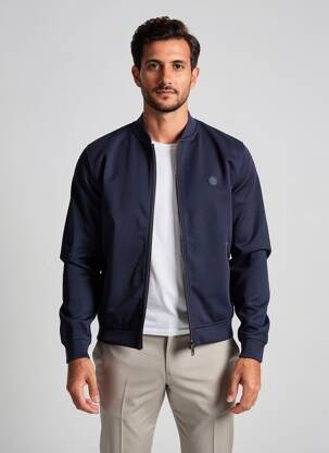 Blouson poches bleu CAMBRIDGE homme