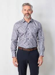Chemise manches longues poches bleu CAMBRIDGE homme
