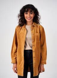 Veste casual coupe droite jaune C'EST BEAU LA VIE femme
