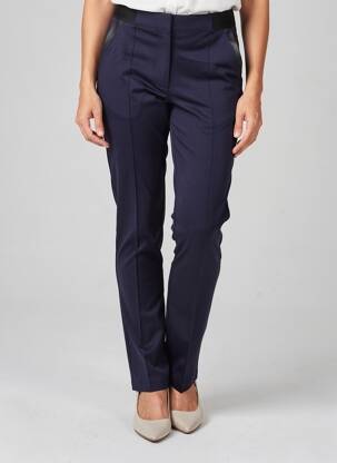 Pantalon chino taille normale taille normale bleu JULIE GUERLANDE femme
