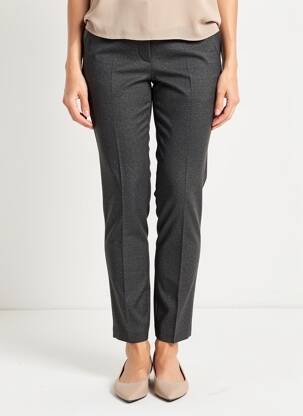 Pantalon chino taille normale taille normale gris JULIE GUERLANDE femme