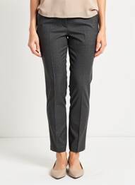 Pantalon chino taille normale taille normale gris JULIE GUERLANDE femme