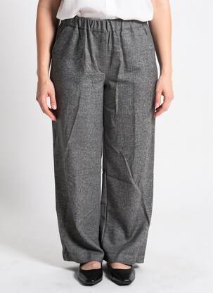 Pantalon large poches taille normale gris C'EST BEAU LA VIE femme