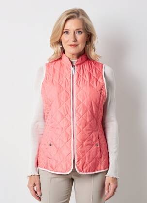 Doudoune poches sans capuche rose CONCEPT K femme