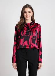 T-shirt manches longues manches longues rouge BATIDA femme