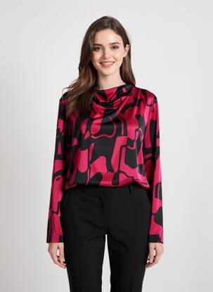 T-shirt manches longues manches longues rouge BATIDA femme