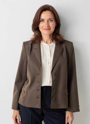 Blazer poches marron KARTING femme