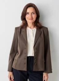 Blazer poches marron KARTING femme