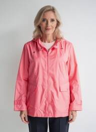 Coupe-vent poches a capuche rose CONCEPT K femme