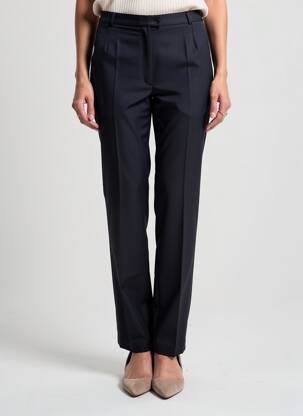 Pantalon slim taille haute taille haute bleu ANNE KELLY femme