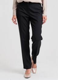 Pantalon slim taille normale taille normale noir WALTRON femme