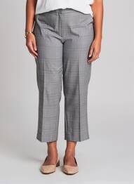 Pantalon 7/8 stretch taille normale gris DIANE LAURY femme
