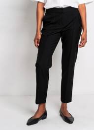 Pantalon 7/8 stretch taille normale noir KING LOUIE femme