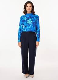 T-shirt manches longues manches longues bleu AGATHE & LOUISE femme