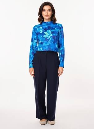 T-shirt manches longues manches longues bleu AGATHE & LOUISE femme