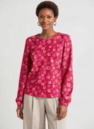 T-shirt manches longues manches longues rose AGATHE & LOUISE femme
