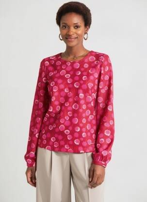 T-shirt manches longues manches longues rose AGATHE & LOUISE femme
