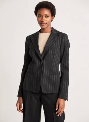 Blazer poches noir EMPORIO ARMANI femme