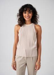 Top stretch sans manche beige COS femme