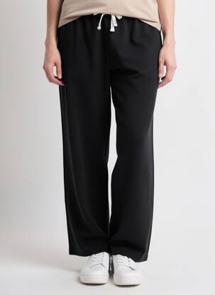 Jogging poches taille normale noir SANS MARQUE femme
