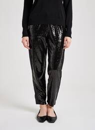 Jogging stretch taille normale noir VICTORIA femme