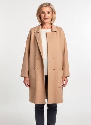 Gilet manches longues stretch beige JULIE GUERLANDE femme