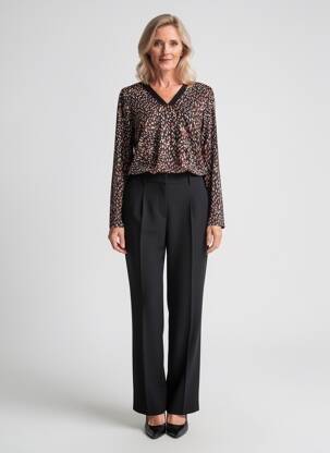 T-shirt manches longues manches longues noir JULIE GUERLANDE femme